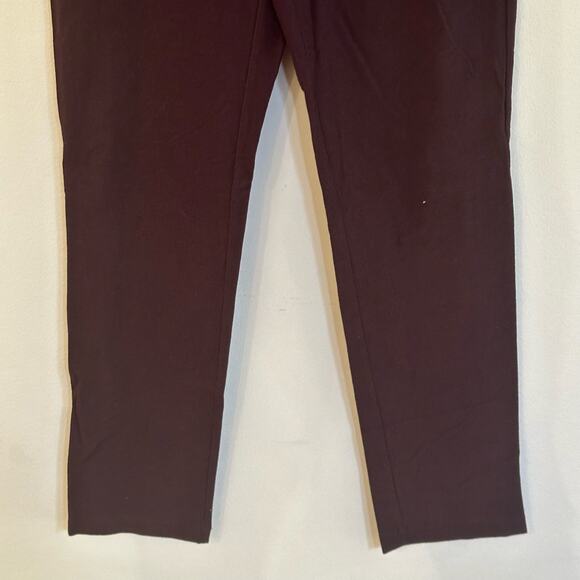 Eileen Fisher Pull on Pants Sz XS eggplant color Washable Stretch Crepe Pant - Picture 4 of 5